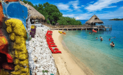 hotel lizamar en islas del rosario